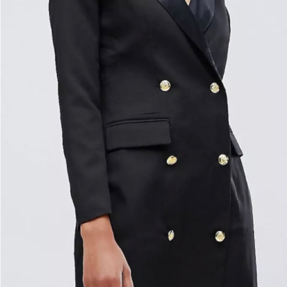 Black Tuxedo Mini Dress